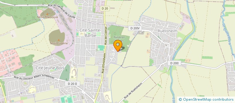 localisation de l'entreprise MONSIEUR ERGIE GYKA  WITTENHEIM