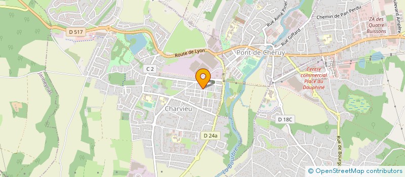 localisation de l'entreprise MONSIEUR ERGIN DEMIRBILEK  CHARVIEU-CHAVAGNEUX