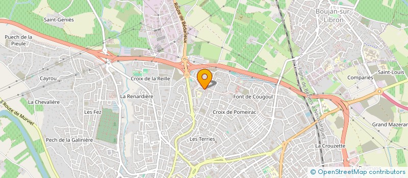 localisation de l'entreprise MONSIEUR ERGIN HOF  BEZIERS