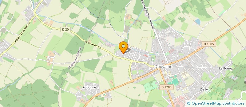 localisation de l'entreprise MONSIEUR ERGIN INAN  DOUVAINE