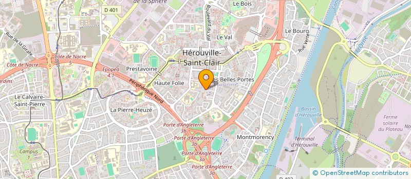 localisation de l'entreprise MONSIEUR ERGIN YALCIN à HEROUVILLE-SAINT-CLAIR