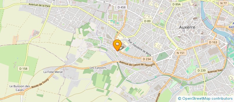 localisation de l'entreprise MONSIEUR ERGJAN NUREDINI à AUXERRE