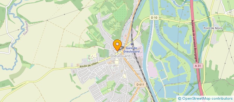 localisation de l'entreprise MONSIEUR ERGUL ASLAN  DIEULOUARD