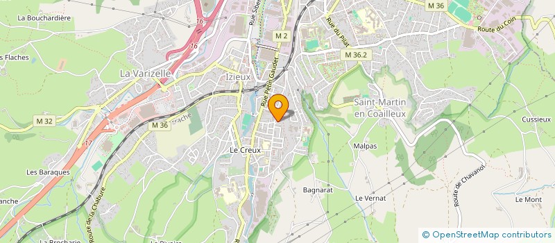 localisation de l'entreprise MONSIEUR ERGUN AYBEK  SAINT-CHAMOND