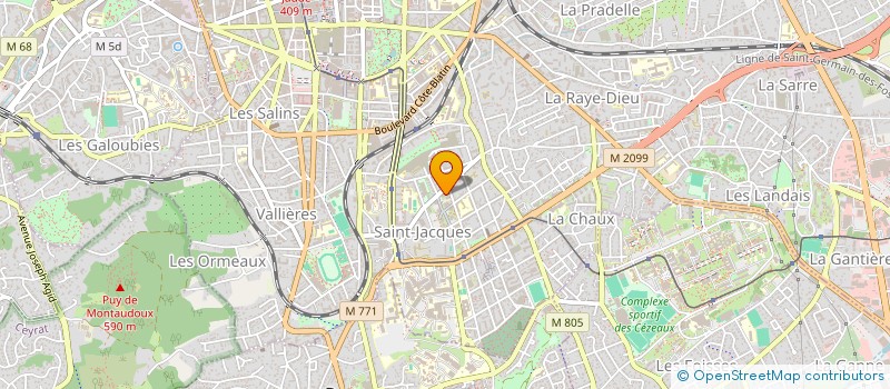 localisation de l'entreprise MONSIEUR ERGUN CETIN  CLERMONT-FERRAND