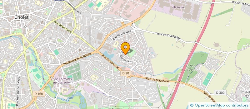 localisation de l'entreprise MONSIEUR ERGUN KUTBE à CHOLET