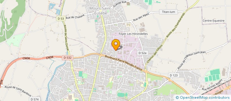 localisation de l'entreprise MONSIEUR ERHAN AYHAN  MOURS-SAINT-EUSEBE