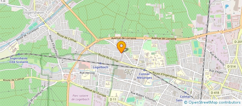 localisation de l'entreprise MONSIEUR ERHAN BAKAR  INGERSHEIM