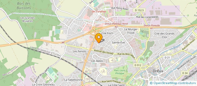 localisation de l'entreprise MONSIEUR ERHAN COLAKLAR à DREUX