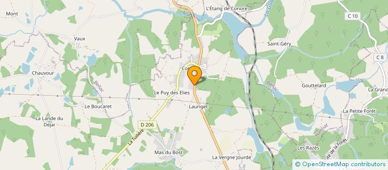 localisation de l'entreprise MONSIEUR ERHAN DEMIR  PEYRILHAC