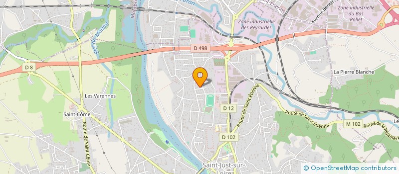 localisation de l'entreprise MONSIEUR ERHAN OZBULDUK  SAINT-JUST-SAINT-RAMBERT