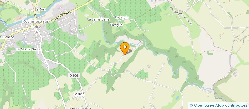 localisation de l'entreprise MONSIEUR ERIC ABELLARD  ROCHEFORT-SUR-LOIRE