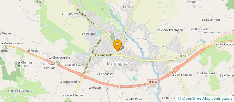 localisation de l'entreprise MONSIEUR ERIC ABENA BELLA à MERDRIGNAC