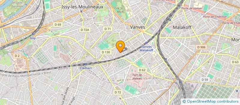 localisation de l'entreprise MONSIEUR ERIC ABERGEL  VANVES