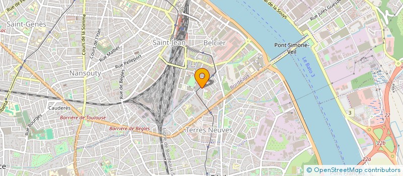 localisation de l'entreprise MONSIEUR ERIC ABILLARD  BORDEAUX