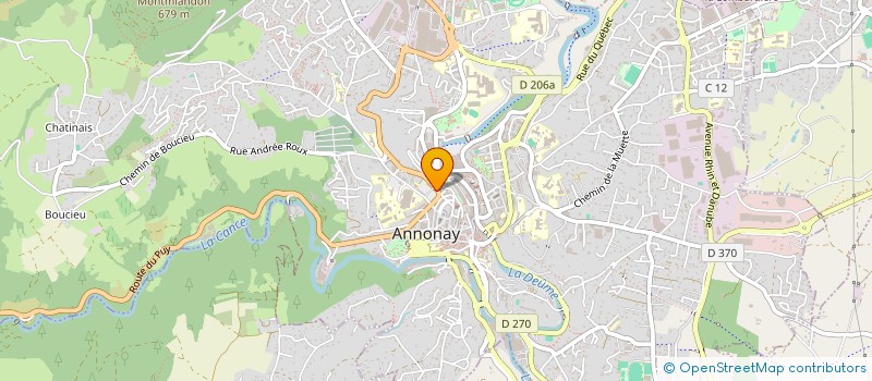 localisation de l'entreprise MONSIEUR ERIC ABRAM à ANNONAY