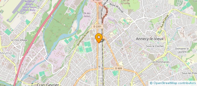 localisation de l'entreprise MONSIEUR ERIC ADAMI  ANNECY