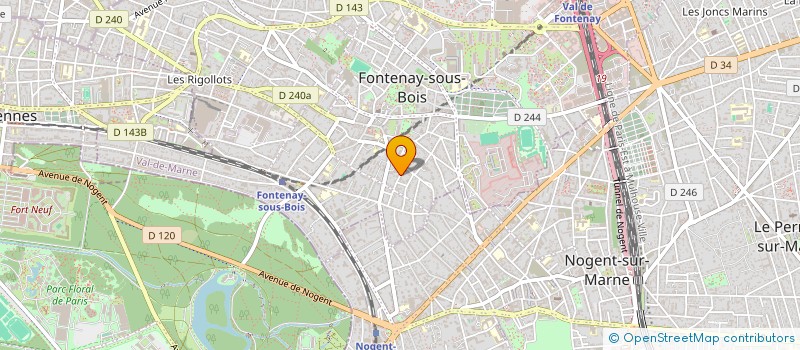 localisation de l'entreprise MONSIEUR ERIC ADELHEIM à FONTENAY-SOUS-BOIS