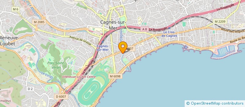 localisation de l'entreprise MONSIEUR ERIC ADJEDJ à CAGNES-SUR-MER