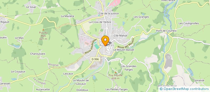 localisation de l'entreprise MONSIEUR ERIC ADOKOUE AKUE à AUZANCES