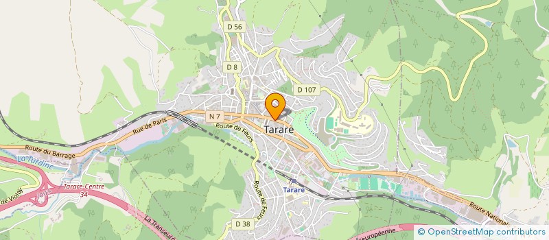 localisation de l'entreprise MONSIEUR ERIC AFRICAIN  TARARE