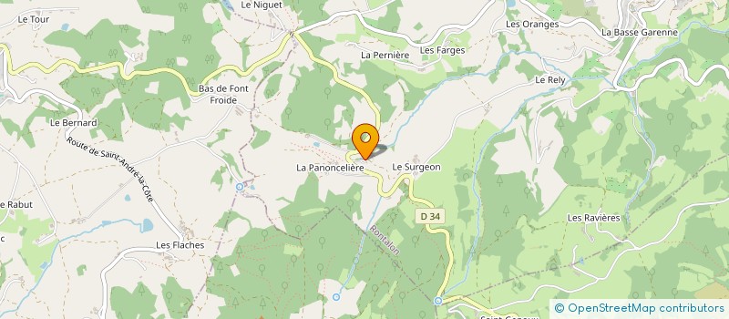 localisation de l'entreprise MONSIEUR ERIC AGNESINA à RONTALON