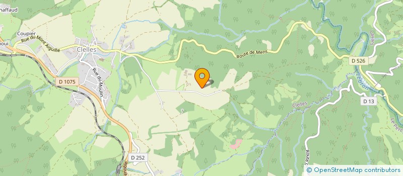 localisation de l'entreprise MONSIEUR ERIC AILLOUD-PERRAUD  CLELLES