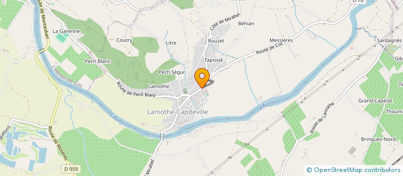localisation de l'entreprise MONSIEUR ERIC ALBARADO à LAMOTHE-CAPDEVILLE