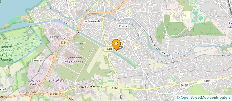 localisation de l'entreprise MONSIEUR ERIC ALBERGHI  MARIGNANE