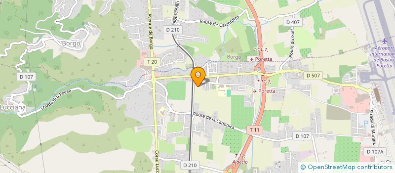 localisation de l'entreprise MONSIEUR ERIC ALBERTINI  LUCCIANA