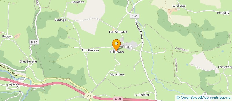 localisation de l'entreprise MONSIEUR ERIC ALBORGHETTI  LURE