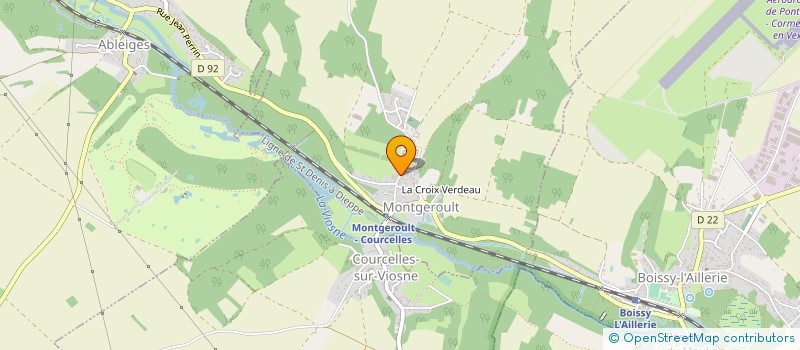 localisation de l'entreprise MONSIEUR ERIC ALEXANDRE à MONTGEROULT