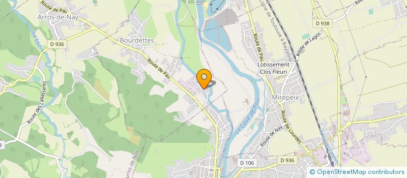 localisation de l'entreprise MONSIEUR ERIC ALIAS  BOURDETTES