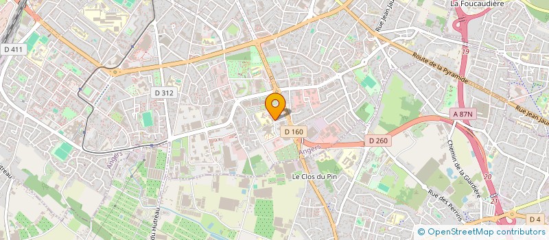 localisation de l'entreprise MONSIEUR ERIC ALIBERT à ANGERS