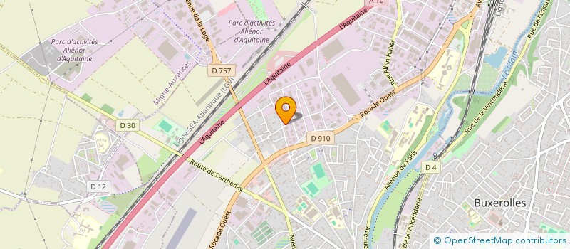 localisation de l'entreprise MONSIEUR ERIC ALLAIN  POITIERS