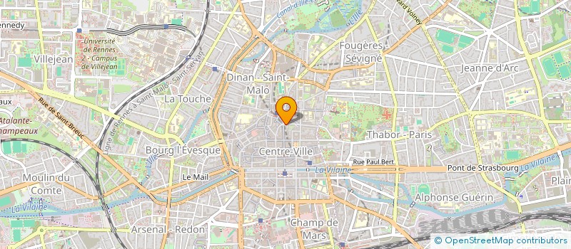 localisation de l'entreprise MONSIEUR ERIC ALLEAUME  RENNES