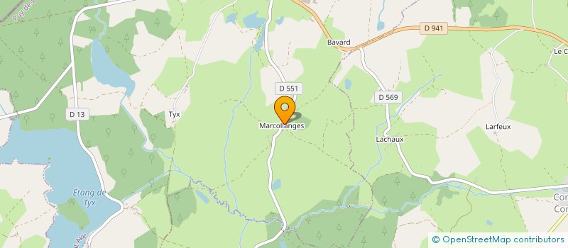 localisation de l'entreprise MONSIEUR ERIC ALLEGRE  SAINT-AVIT