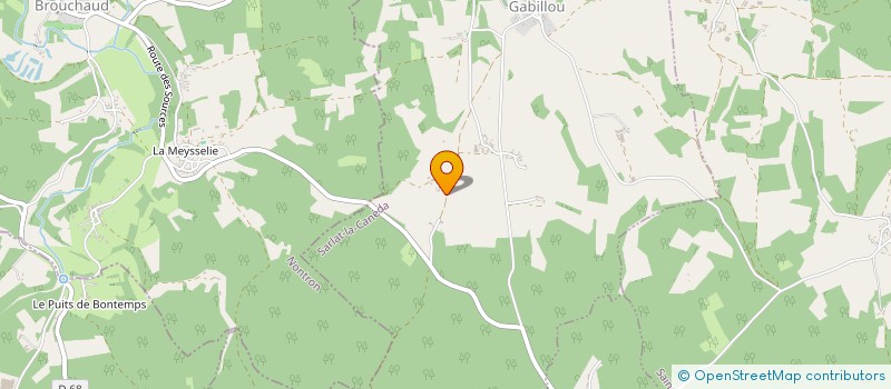 localisation de l'entreprise MONSIEUR ERIC ALLEGRET  SAINTE-ORSE