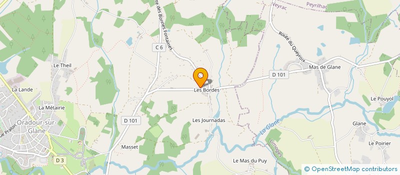 localisation de l'entreprise MONSIEUR ERIC ALLEGROS à ORADOUR-SUR-GLANE
