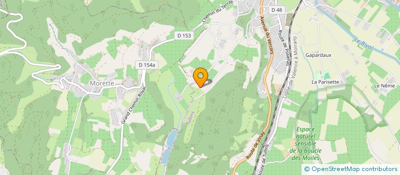 localisation de l'entreprise MONSIEUR ERIC ALLEMAND  TULLINS