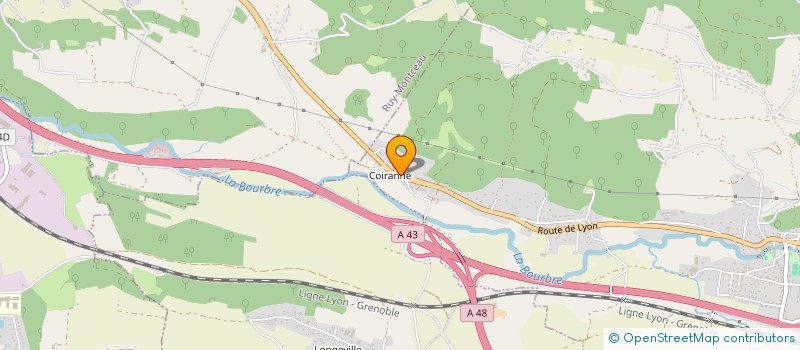 localisation de l'entreprise MONSIEUR ERIC ALLIER  CESSIEU