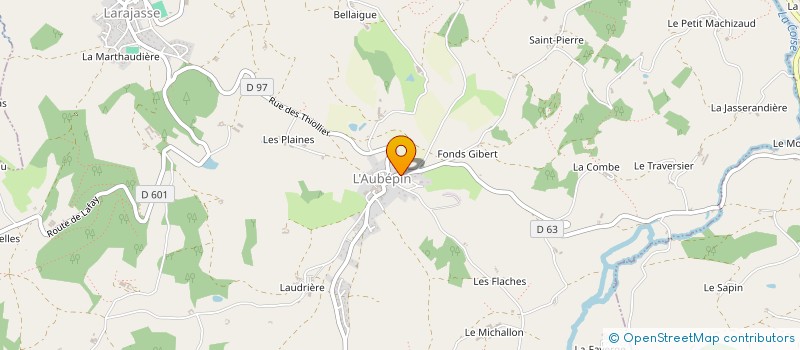 localisation de l'entreprise MONSIEUR ERIC ALLION à LARAJASSE