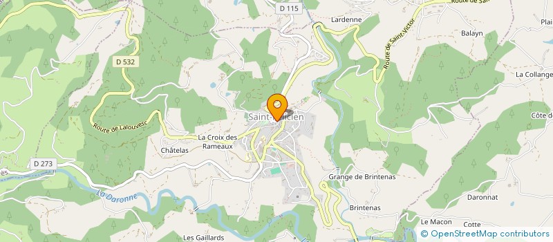 localisation de l'entreprise MONSIEUR ERIC ALLOMBERT  SAINT-FELICIEN