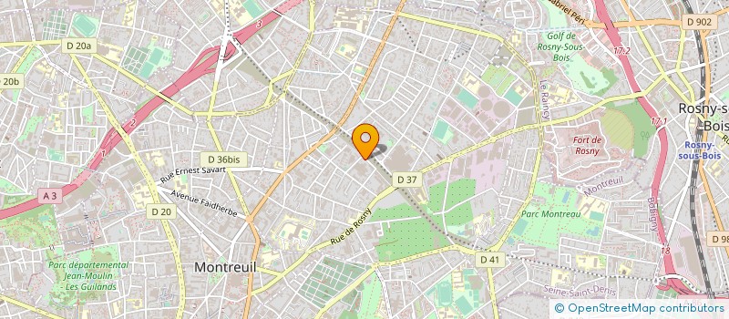 localisation de l'entreprise MONSIEUR ERIC ALLOUCHE à NOISY-LE-SEC