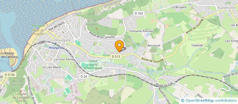 localisation de l'entreprise MONSIEUR ERIC ALLOUCHE  HOULGATE