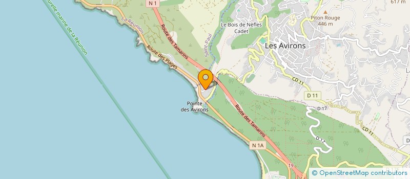 localisation de l'entreprise MONSIEUR ERIC ALMA  LES AVIRONS