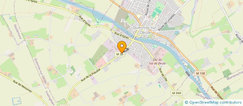 localisation de l'entreprise MONSIEUR ERIC ALMEIDA à QUESNOY-SUR-DEULE