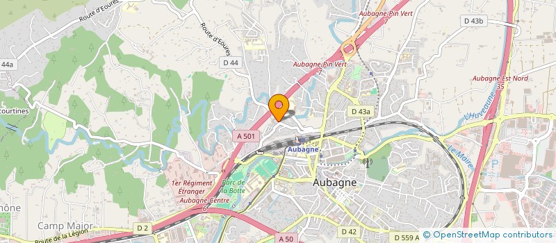 localisation de l'entreprise MONSIEUR ERIC ALONSO à AUBAGNE