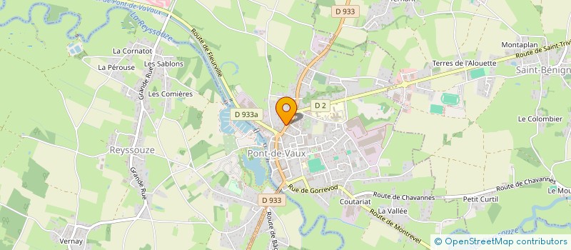 localisation de l'entreprise MONSIEUR ERIC ALONSO à PONT-DE-VAUX