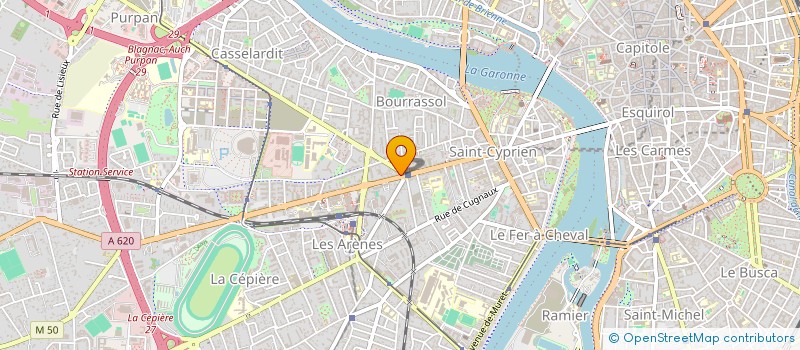 localisation de l'entreprise MONSIEUR ERIC ALQUIE  TOULOUSE